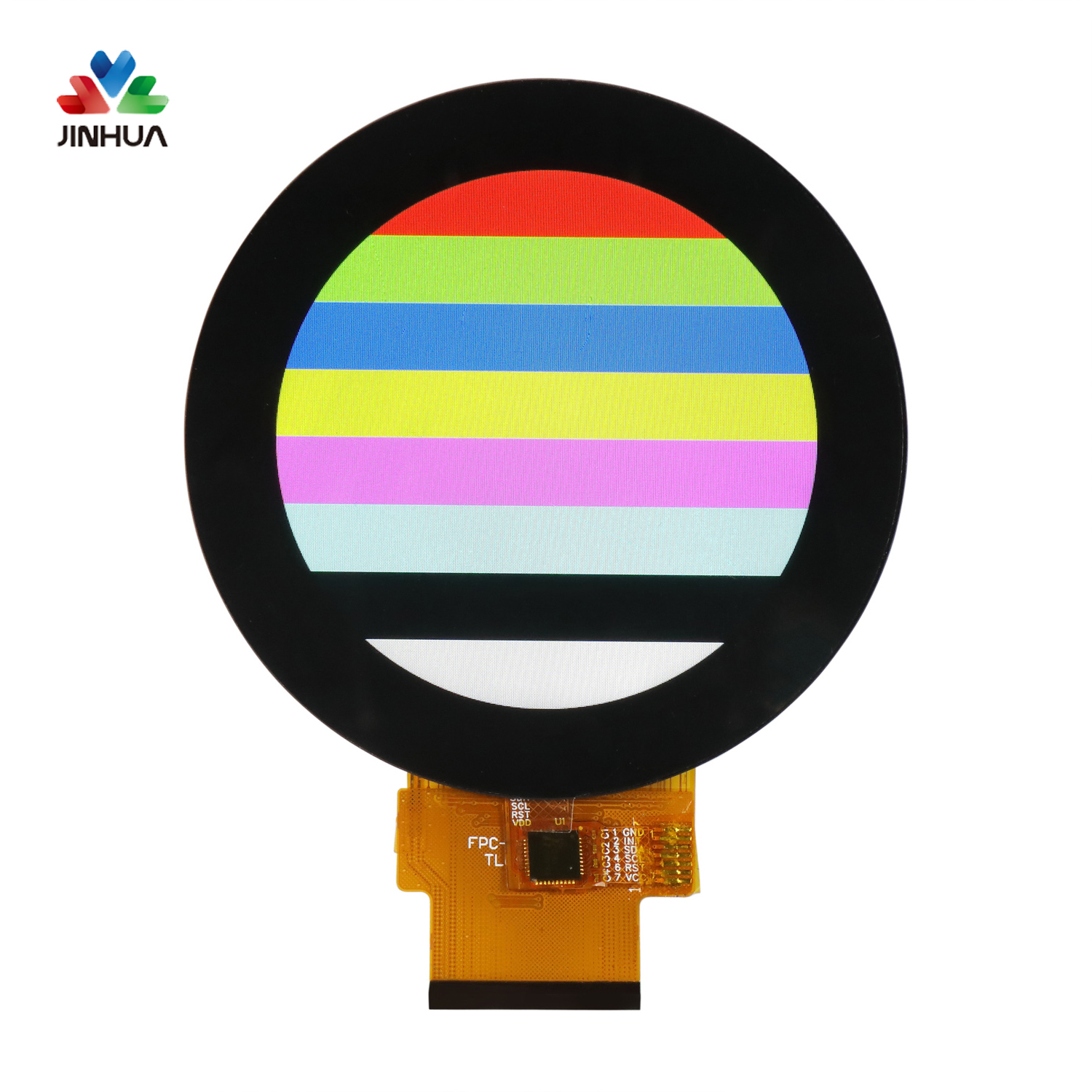 2.1 Inch 480X480 Resolution Round IPS Touch Panel TFT Screen China Supplier