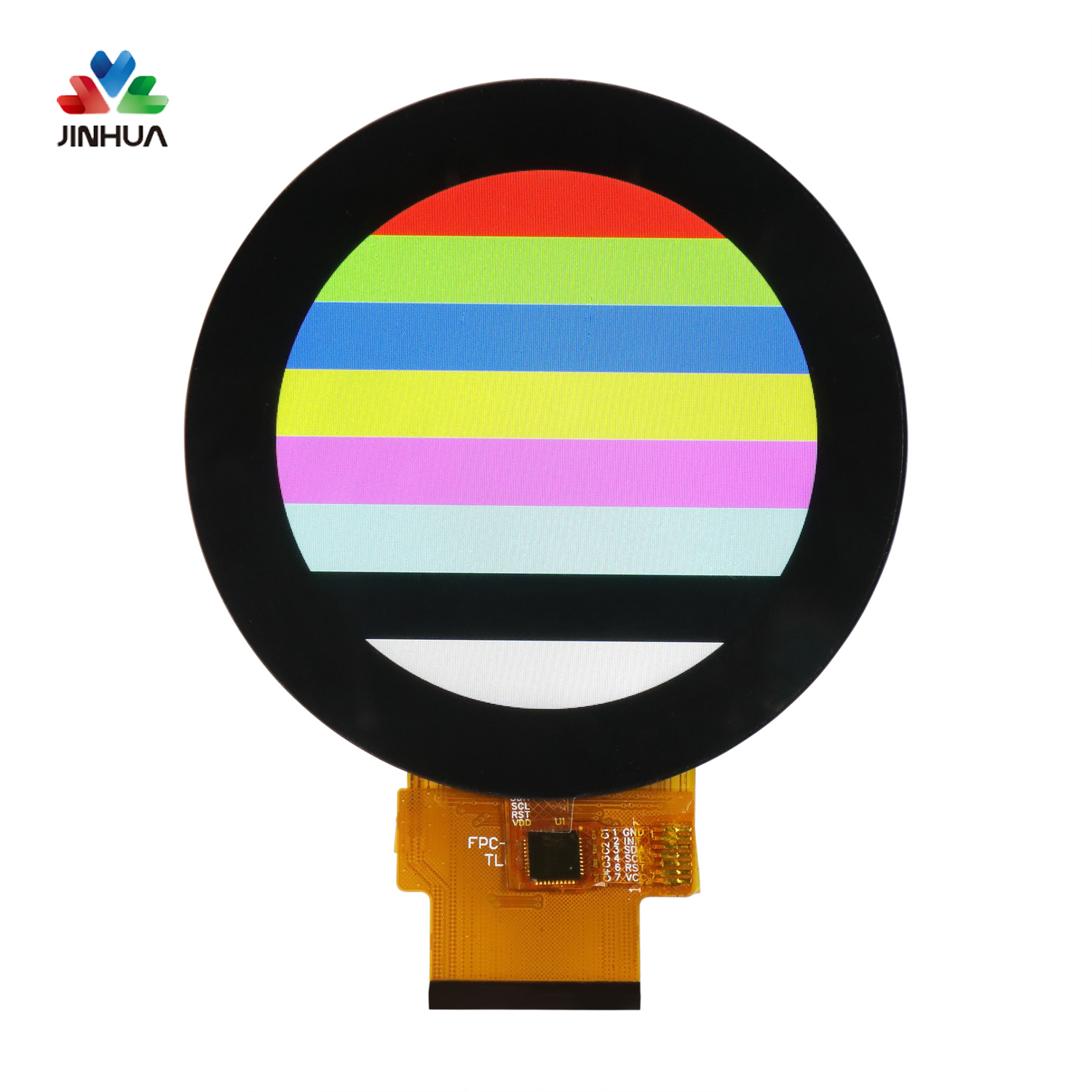 2.1 round tft lcd display