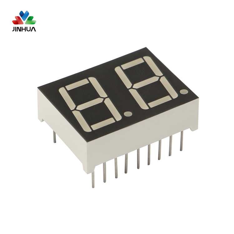 18 Pins 0.8 Inch 7 Segment 2 Digit LED Screen China Manufacturer