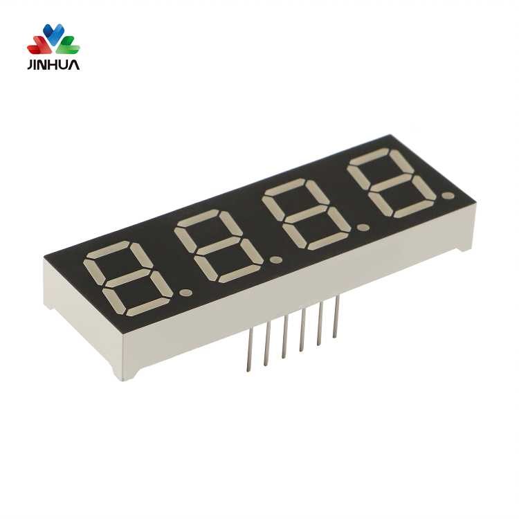 All Colors Pins 0.31 Inch 7 Segment 4 Digit LED Display Module RoHS Certification